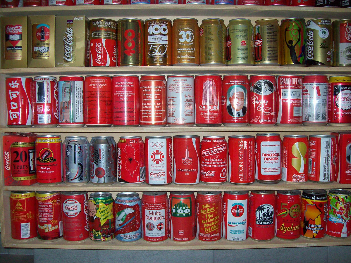 My Coca Cola Cans Collection