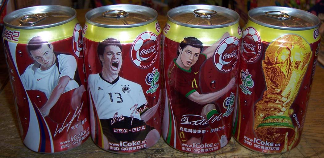 World Cup 2006 Mascot. 2006 CC 355ml FIFA World Cup