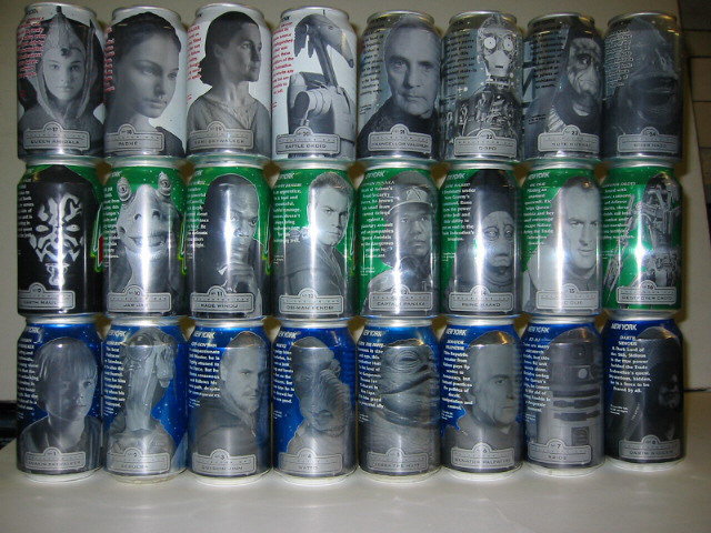 phantom menace pepsi cans